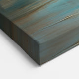 Colorful Abstract Landscape | Radiant Sunset Over Water Canvas Print