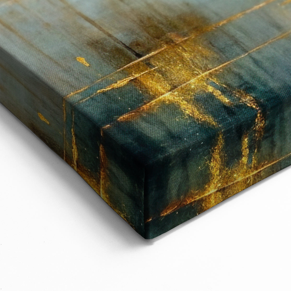 Artistic Landscape Designs | Golden Autumn Trees and Mountains Canvas