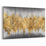 Luxurious Strokes and Lines Abstract Art - Modern Geometric Canvas