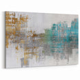 Geometric Strokes and Lines Art - Modern Abstract Canvas Print