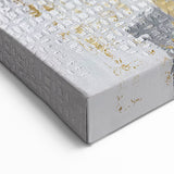 Geometric Strokes and Lines Art - Modern Abstract Canvas Print