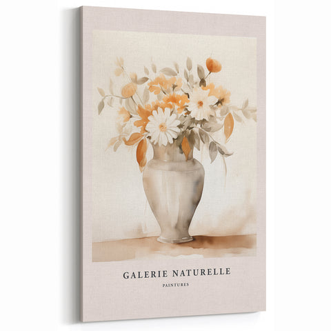 Elegant Floral Vase - Minimalist Modern Simple Abstract Wall Art