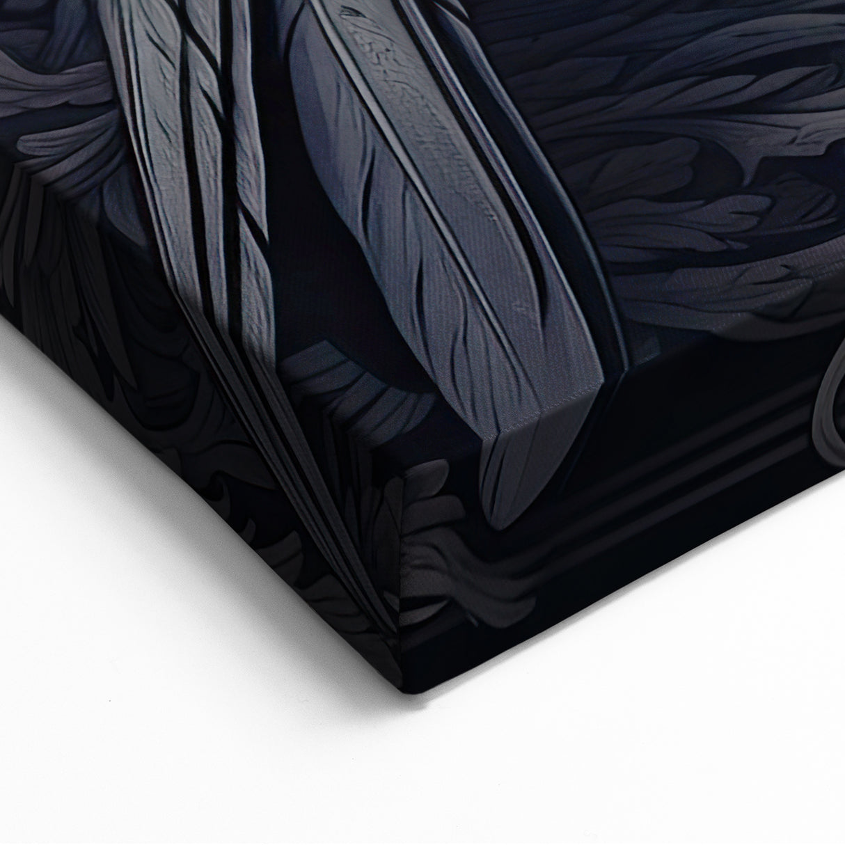 Majestic Raven Wall Art - Gothic Raven Print in Elegant Frame