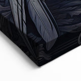 Majestic Raven Wall Art - Gothic Raven Print in Elegant Frame