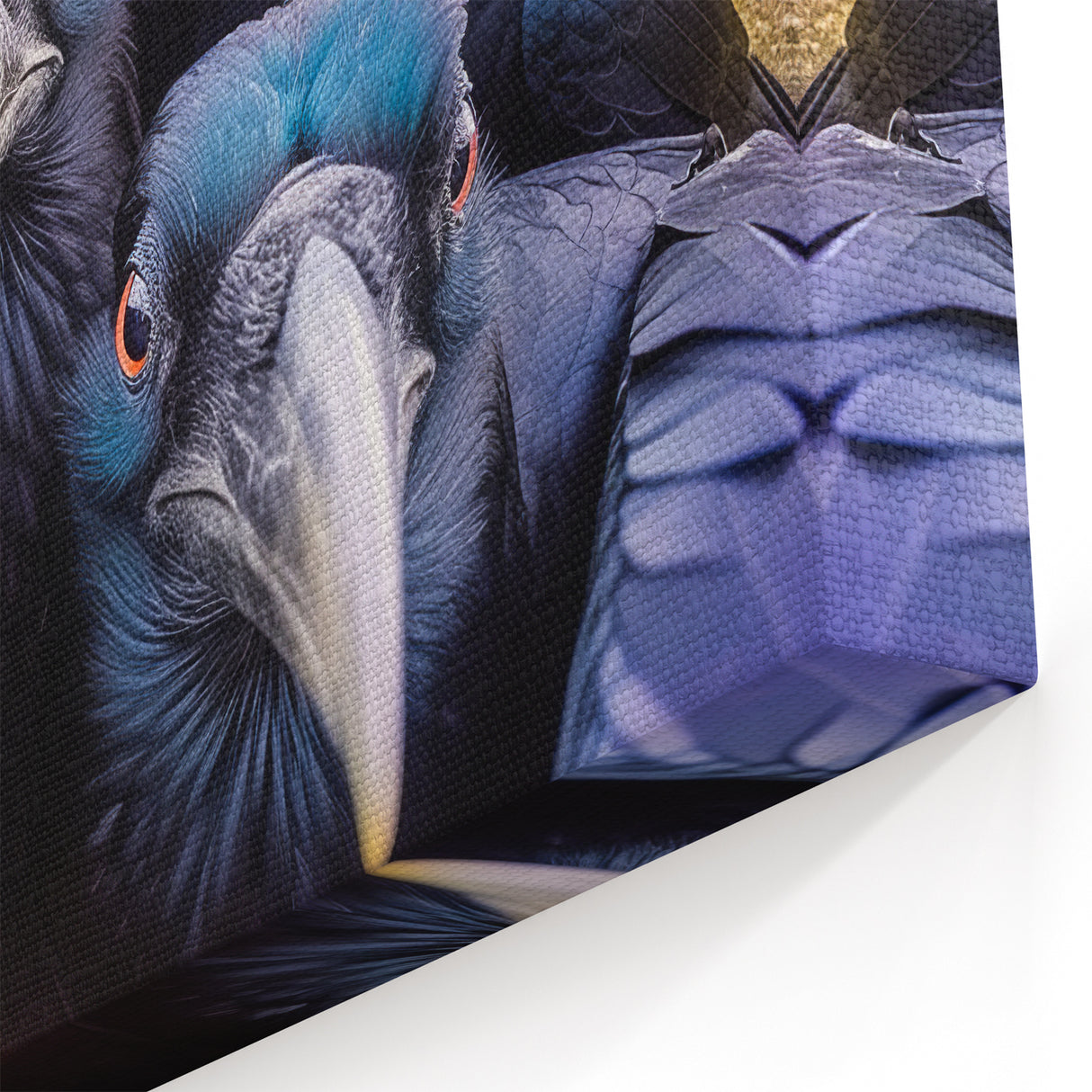 Vibrant Crow Photography - Playful Raven Print in Nature Setting