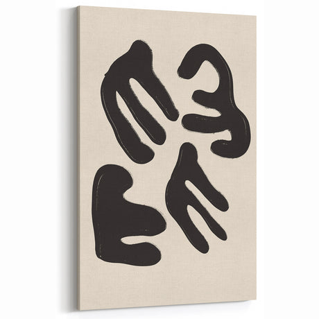 Modern Abstract Minimalist Shapes II - Contemporary Simple Wall Decor