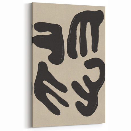 Modern Abstract Minimalist Shapes III - Contemporary Simple Wall Decor