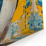 Textured Raven Art - Bold Crow Painting with Rich Colors