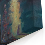 Moonlit Raven Art - Enchanted Crow by the Water at Night