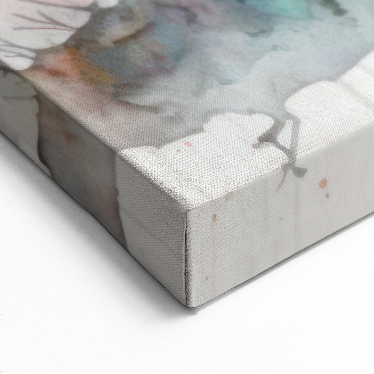 Watercolor Raven Art - Vibrant Crow in Abstract Nature