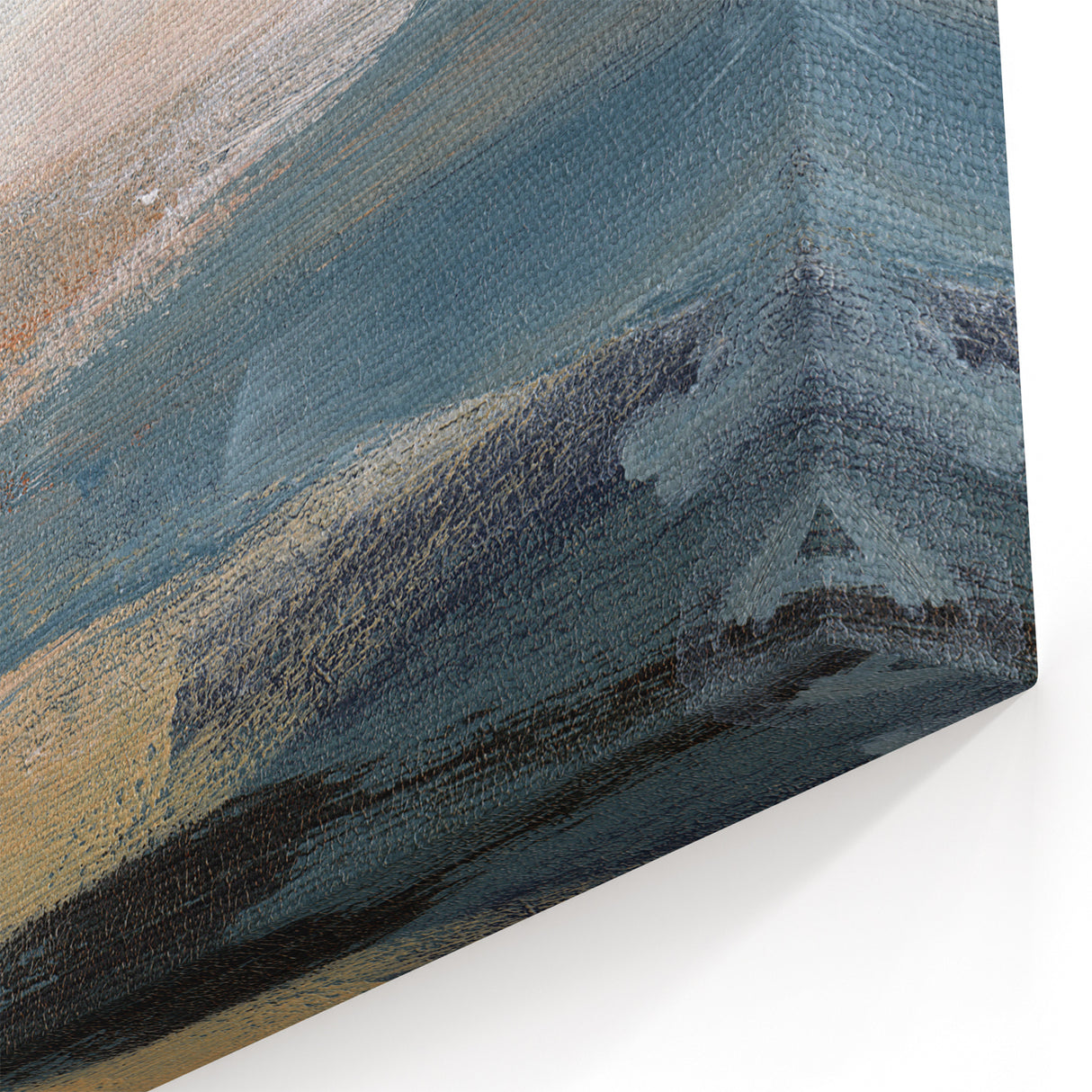 Contemporary Landscape Prints | Subtle Earth Tones Abstract Canvas