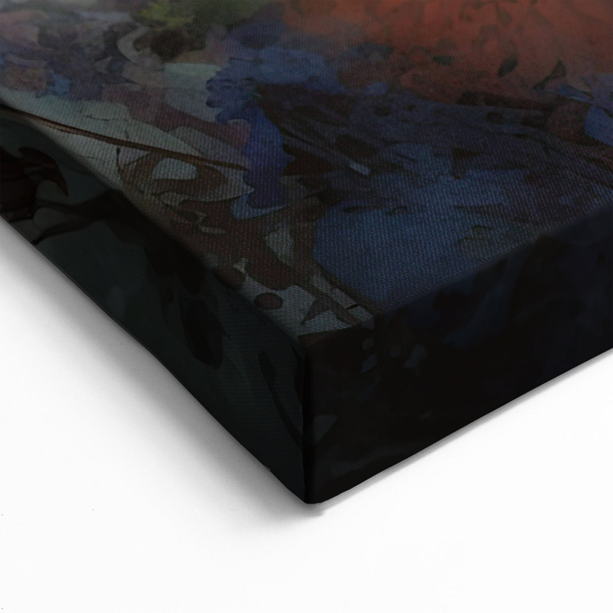 Floral Raven Art - Crow Surrounded by Vibrant Flowers