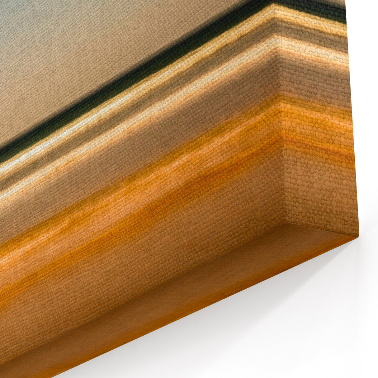 Contemporary Landscape Wall Art | Minimalist Beach Horizon Canvas