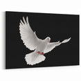 Peaceful Dove Wall Art - Elegant Dove Canvas Art for Serene Decor