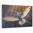 Serene Dove Wall Art - Majestic Dove Canvas Art for Peaceful Decor