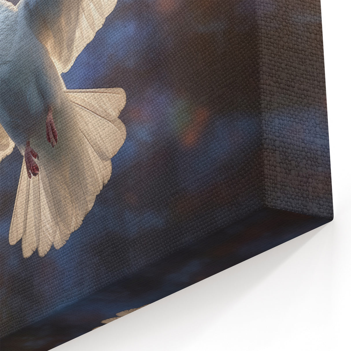 Serene Dove Wall Art - Majestic Dove Canvas Art for Peaceful Decor
