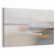 Minimalist Beige and Grey Abstract Strokes and Lines Art