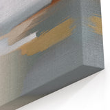 Minimalist Beige and Grey Abstract Strokes and Lines Art
