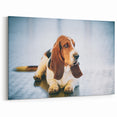 Elegant Basset Hound Wall Art - Basset Hound Print for Sophisticated Decor