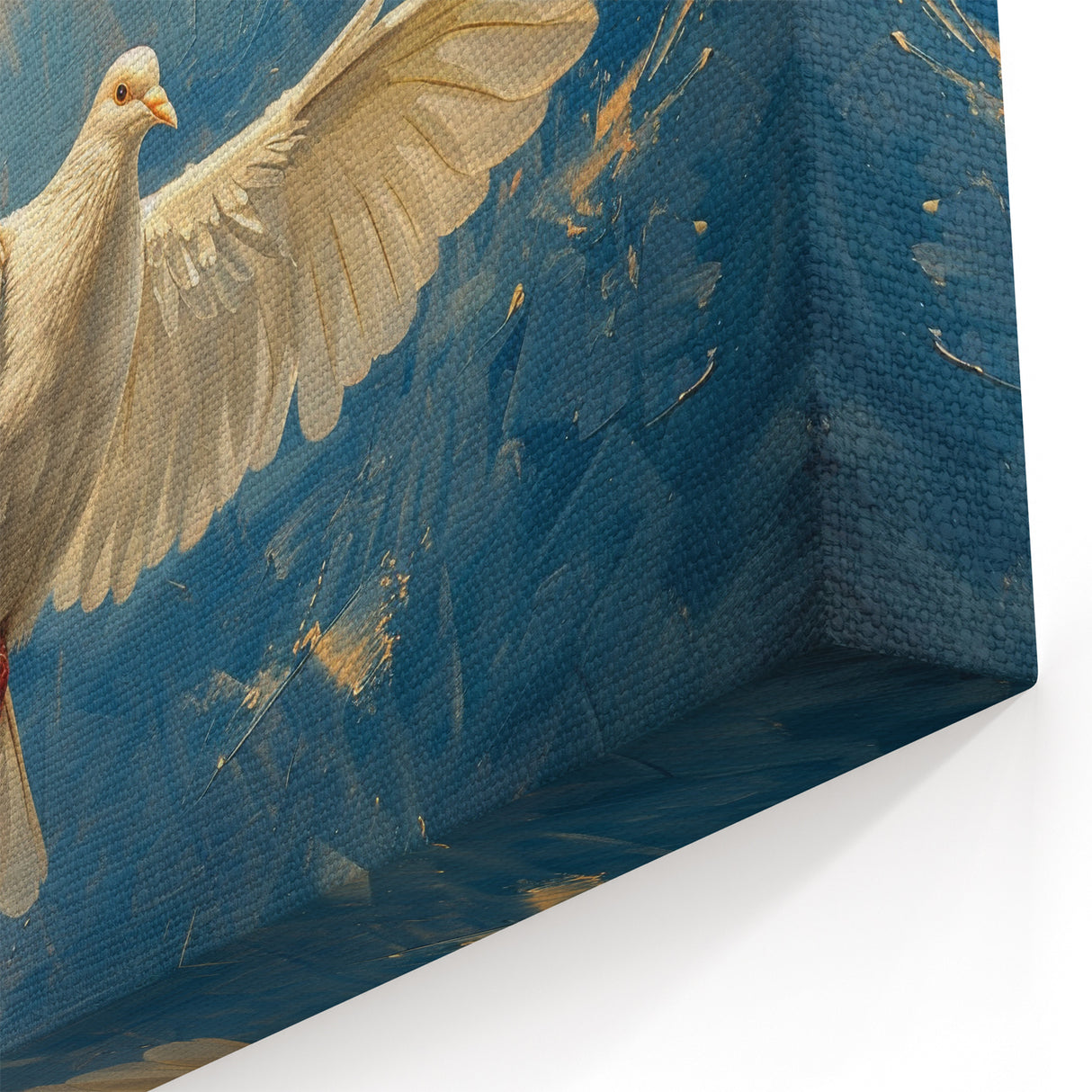 Graceful Dove Wall Art - Elegant Dove Canvas for Serene Decor