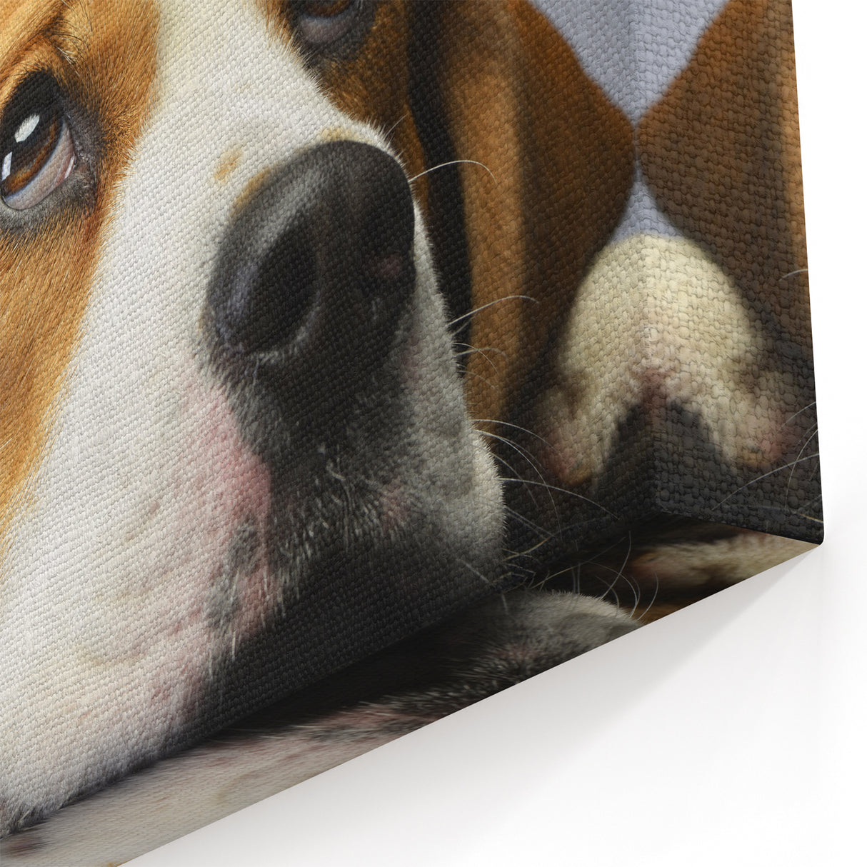 Beagle Wall Art - Thoughtful Beagle Canvas Print for Dog Lovers - Decor