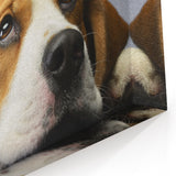 Beagle Wall Art - Thoughtful Beagle Canvas Print for Dog Lovers - Decor