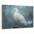 Tranquil Dove Wall Art - Serene Dove Canvas for Peaceful Decor