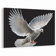 Majestic Dove Wall Art - Striking Dove Canvas for Elegant Decor