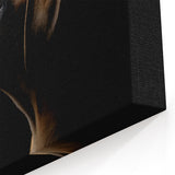 Striking Boxer Wall Art - Profound Boxer Print - Elegant Dog Canvas Decor