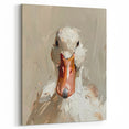 Minimalist Duck Wall Art - Abstract Duck Canvas Print for Modern Decor