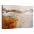 Elegant Floral and Cloud Abstract Art - Modern Brush Strokes Canvas