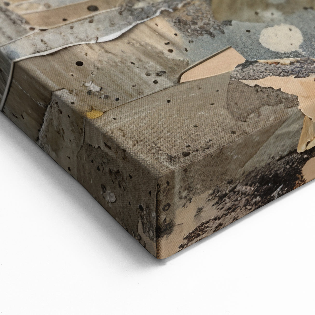 Textured Duck Wall Art - Rustic Duck Canvas Print for Nature Decor