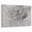Monochrome Industrial Abstract Art - Modern Line Brush Strokes Canvas