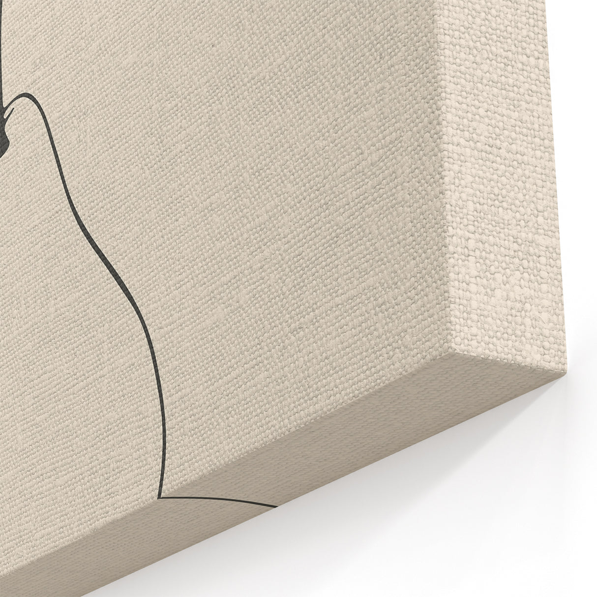 Minimalist Pear Silhouette - Modern Simple Abstract Wall Art Decor