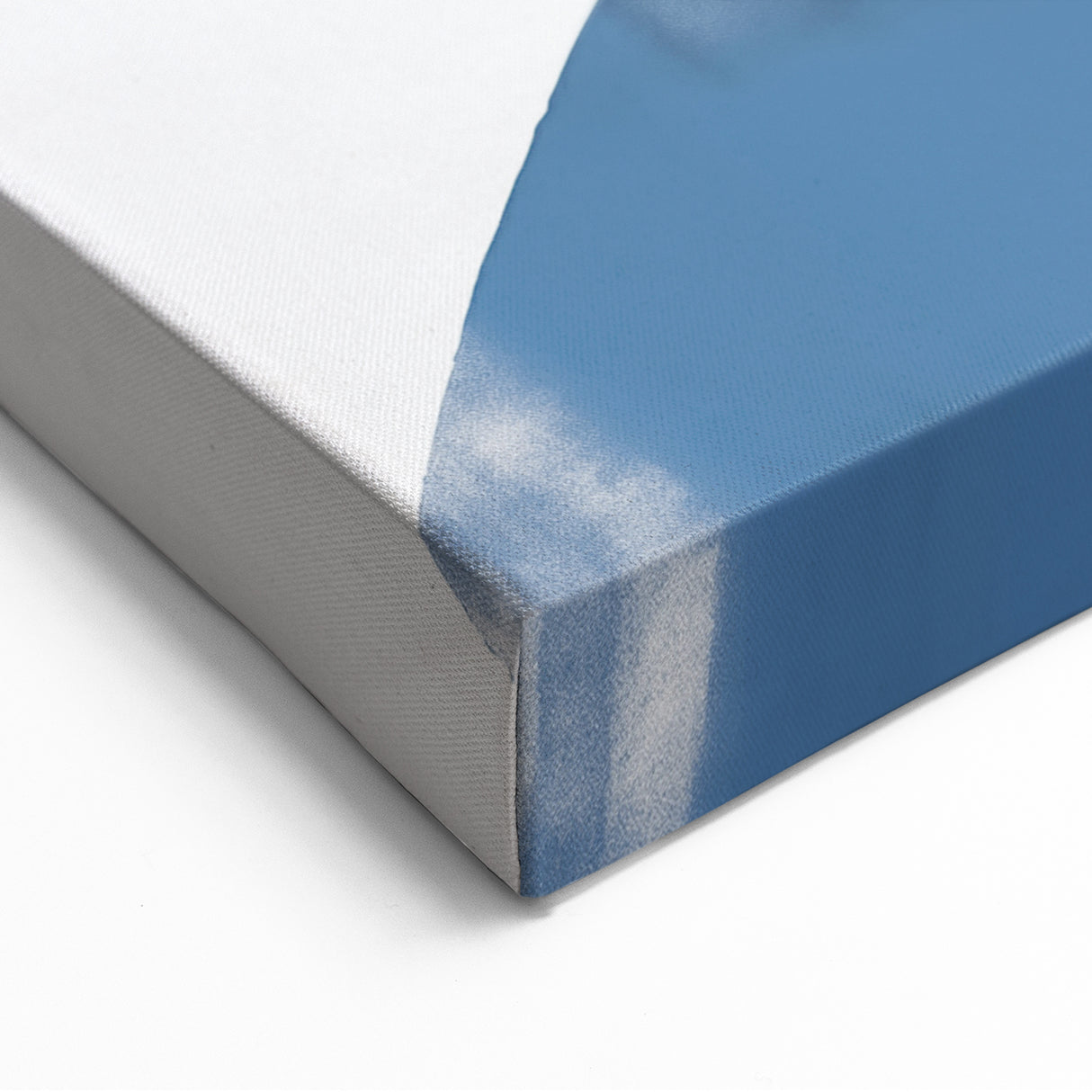 Blue Silhouette Minimalist Art - Modern Simple Abstract Wall Decor