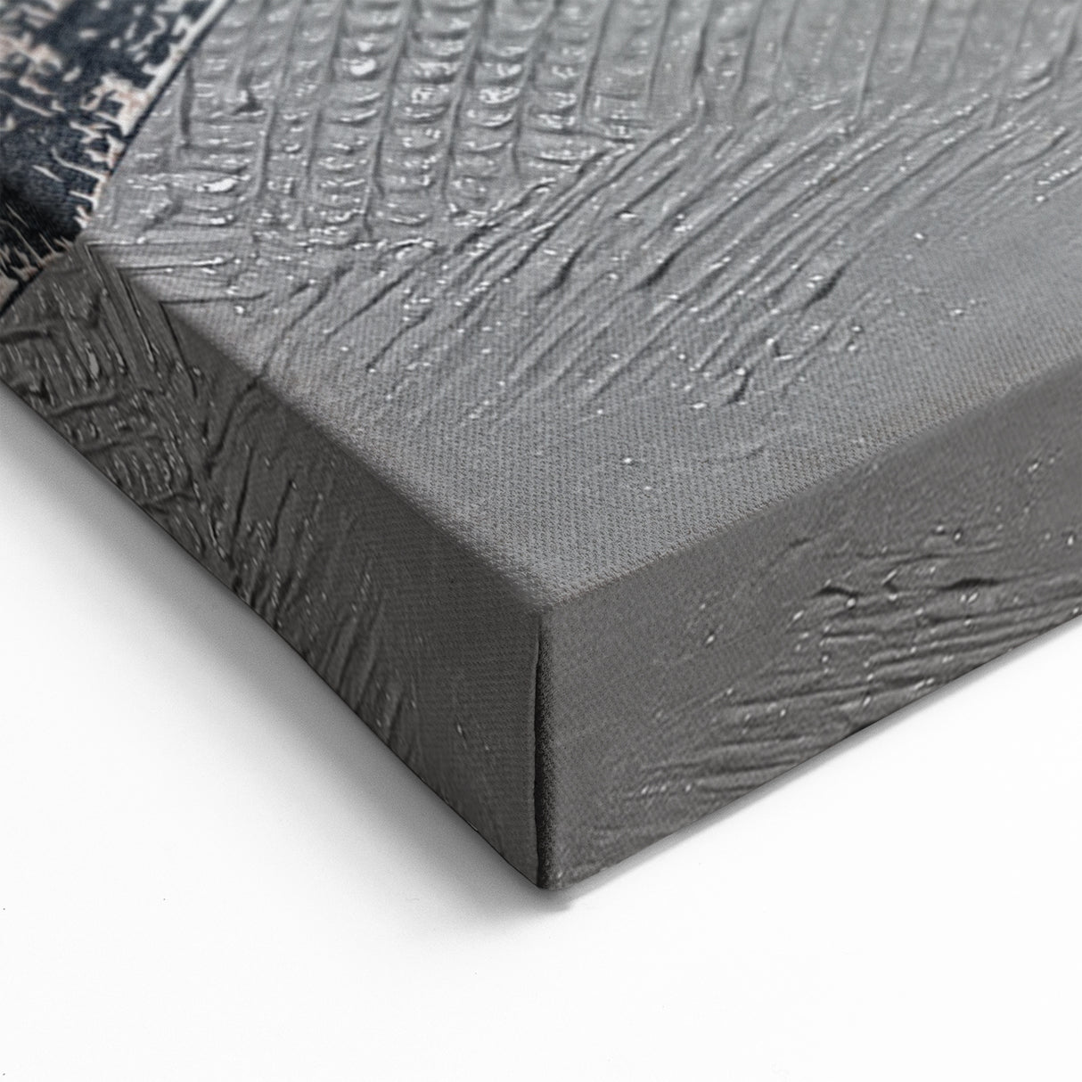 Textured Black and Gold Abstract Art - Modern Canvas
