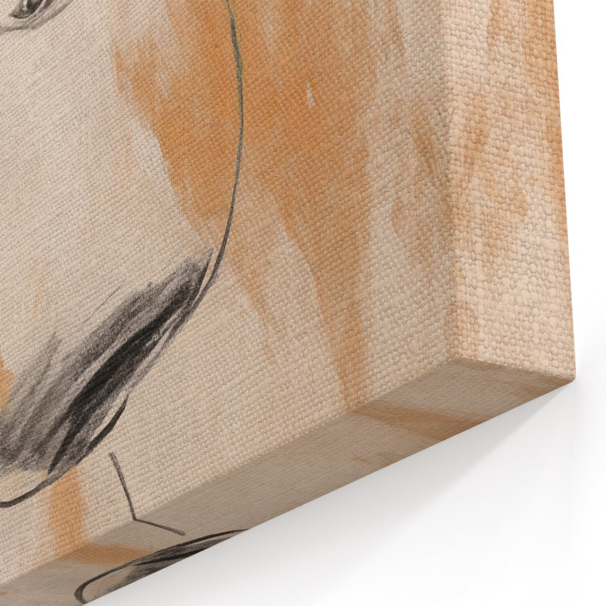 Minimalist Abstract Fruit Art - Modern Line Drawing Wall Decor