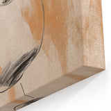 Minimalist Abstract Fruit Art - Modern Line Drawing Wall Decor