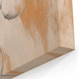 Minimalist Abstract Fruit Art - Modern Botanical Line Drawing