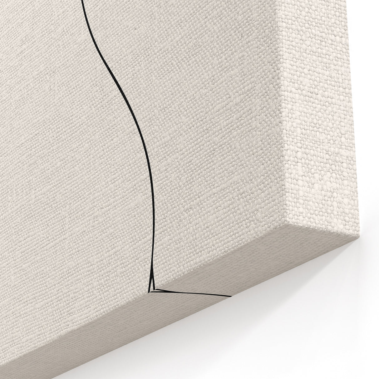 Minimalist Abstract Pear Art - Modern Botanical Line Drawing