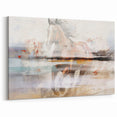 Abstract Line Art - Dynamic Brush Strokes on Canvas