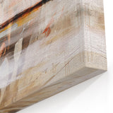 Abstract Line Art - Dynamic Brush Strokes on Canvas