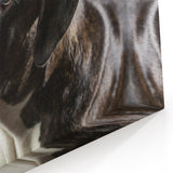 Intense Boxer Wall Art - Detailed Boxer Print - Captivating Dog Canvas