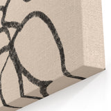 Minimalist Abstract Leaf Art - Modern Botanical Line Drawing