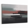 Abstract Brush Strokes - Bold Modern Canvas Art in Dark Tones