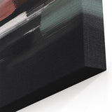 Abstract Brush Strokes - Bold Modern Canvas Art in Dark Tones