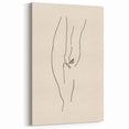 Minimalist Abstract Figure Art - Modern Line Drawing Wall Decor