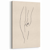 Minimalist Abstract Figure Art - Modern Line Drawing Wall Decor