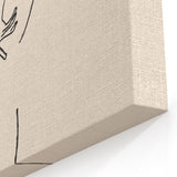 Minimalist Abstract Figure Art - Modern Line Drawing Wall Decor