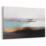 Abstract Strokes and Lines Art with Earth Tones and Minimalist Design